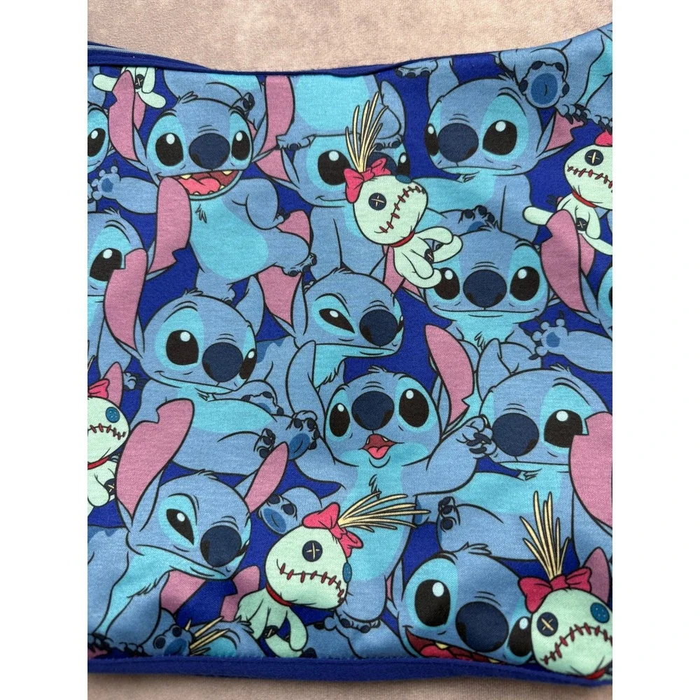 Disney Loungefly Lilo and Stitch Scrump Hobo Shoulder Bag Blue Summer Fun Trip